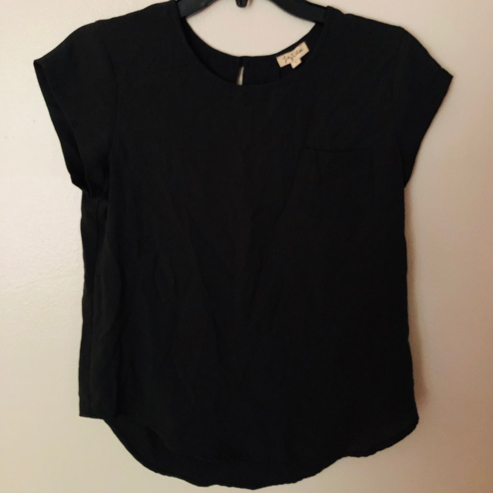 Gray Dolman Blouse